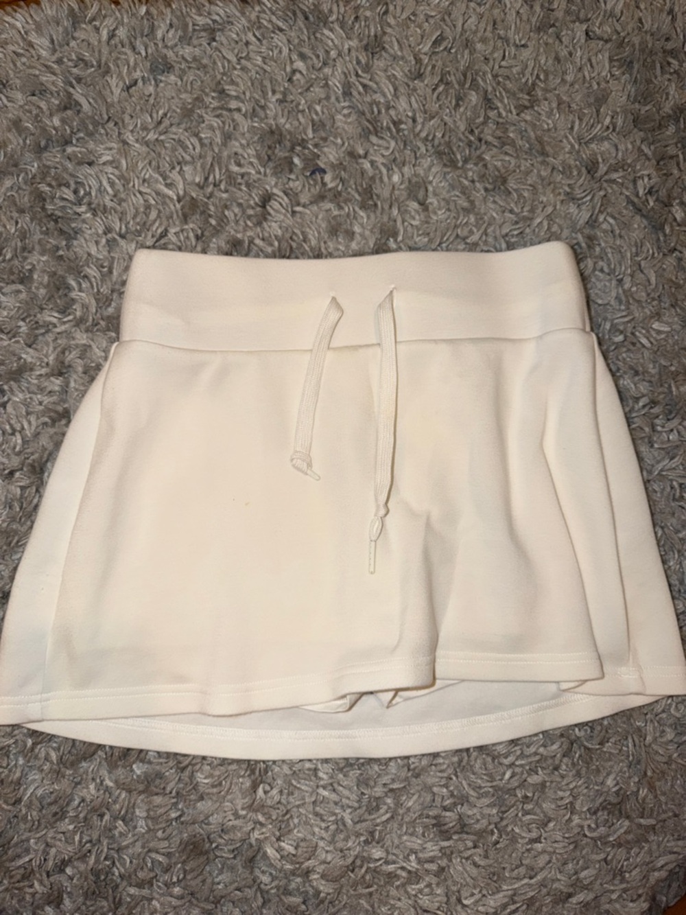 Ocean Drive Cream Drawstring Skort